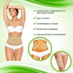 Patch Ventre Plat Efficace - Corporel Raffermissant et Anti Cellulite pour la Forme et la Tonicité Nouvelle version Améliorée