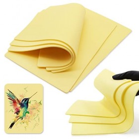 3MM Fausse Peau Tatouage - TONBAO 4Pcs Peau Synthétique Tatouage 20 x 30 x 0,3 cm Double Face Tatouage Faux Peau pour fournit