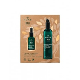 NUXE BIO Toute La Force De La Nature En Un Coffret - Un Duo De Soins Mixtes, Certifiés Bio, Apportant A La Peau Un Puissant C