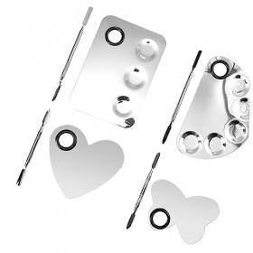 POPETPOP 4 Ensembles De Palettes Palette De Couleurs De Manucure Maquillage Palettes dart des Ongles Plateaux De Mélange De 