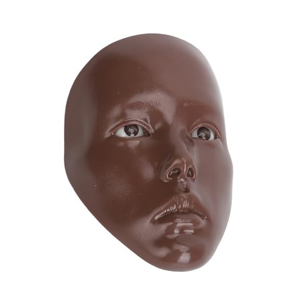 Visage de Mannequin de Maquillage, Planche de Pratique de Maquillage du Visage en Silicone pour les Yeux Détachable 5D avec 2