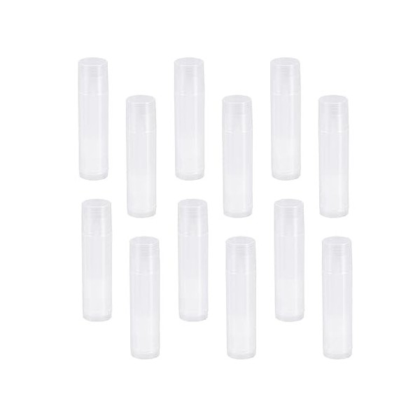 minkissy Contenants De Baume À Lèvres Tubes Vides 50Pcs Tubes À Lèvres Transparents Tubes De Brillant À Lèvres Contenants De 