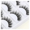 UAMOU 2/20/100 boîtes de cils de vison 5 paires de faux cils naturels bouclés épais Maquiagem Extension de cils outils de maq