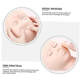 FRCOLOR 1 jeu de têtes de cils greffantes - Extension de cils - Tête de mannequin - Accessoire drôle - Maquillage - Tête den