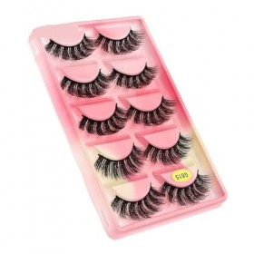 UAMOU Cils en vrac 3D vison cils moelleux doux vaporeux naturel Extension de cils réutilisable Cilios vison faux cils maquill