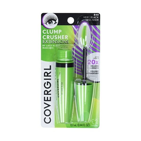 COVERGIRL - LashBlast Clump Crusher Extensions Mascara Very Black - 0.44 fl. oz. 13.1 ml 