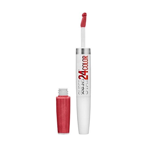 Maybelline New York Super Stay 2 Step Lipsticks, Continuous Coral, 1.8g