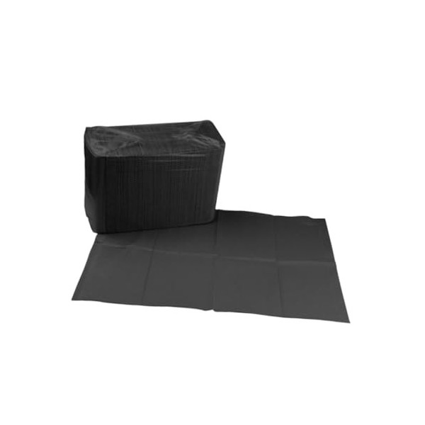 Angoily 125 Pièces Noir Table Tissu Noir Couverture De Table Nappes Imperméables Nappe Imperméable Imperméable À leau Tapis 