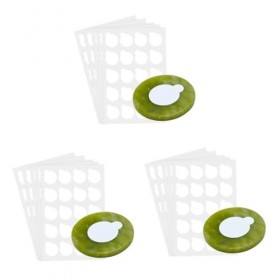 POPETPOP 300 Pièces Sticker Rond Greffe De Cils Autocollants Pour Palette De Colle Support De Base Pour Extension De Cils Out