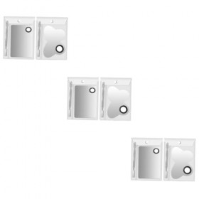 FOMIYES 6 Pièces Spatule Cosmétique En Acier Inoxydable Spatule De Maquillage En Acier Inoxydable Manucure Art Palette De Mél