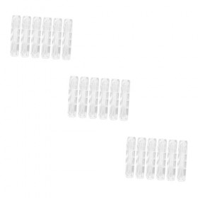 FOMIYES 18 Pcs Tube De Brillant à Lèvres Transparent De Vin Pour Les Lèvres Contenants De Brillant à Lèvres Contenants De Bau