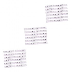 Beaupretty 300 Pièces Règle Jetable De De Sourcil Cartographie Des Sourcils Stickers Règle Déquilibre Des Sourcils Règle à S