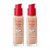 2 x Bourjois Healthy Mix Clean and Vegan Foundation 30ml - 52.5C Rose Beige