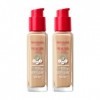 2 x Bourjois Healthy Mix Clean and Vegan Foundation 30ml - 52.2W Golden Beige