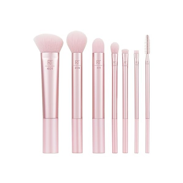 Real Techniques Limited Edition Light Up The Night Brush Kit, 7 Piece Set