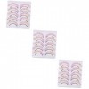 Ipetboom 15 Paires De Faux Cils Colorés Cosplay Faux Cils Faux Cils DHalloween Cils DHalloween Cils Dramatiques Cils Supéri