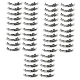 DOITOOL 5 Boîtes De Faux Cils En Désordre Cils Colorés Cils Avec Couleur Faux Cils Aspect Naturel Faux Cils Cils Pailletés Fa