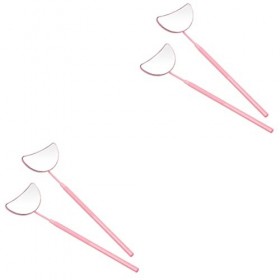 POPETPOP 4 Pièces Greffe De Miroir De Cils Miroir En Verre Miroir Extension De Cils Miroir De Maquillage Des Cils Inspection 