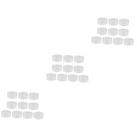 minkissy 60 Pièces Bouteilles DExtincteur De Manucure Cosmétique En Plastique Burette Paillettes Bouteilles DExtincteur Éch