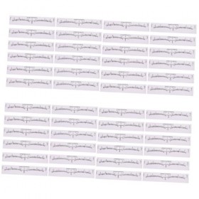 minkissy 400 Pièces Outils De Mesure Faire Règle Créative Pochoirs Tatouage Adhésif Autocollant Blanc Fournitures Mesure Pour