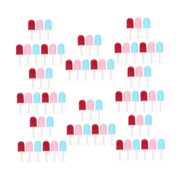 POPETPOP 45 Pièces Tube De Couleur Tube Vide Tubes De Brillant à Lèvres Mignons Contenants De Brillant à Lèvres Vides Mascara