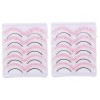 POPETPOP 20 Paires Faux Cils Colorés Longs Cils Pour Halloween Faux Cils Réutilisables Extensions De Faux Cils Cosplay Faux C