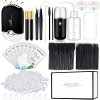 Extension Cils Kit Accessoires Lash Séchoir à Cils USB Portable Nano Pulvérisateur Miroir Pince Gel Patch de Cils Ruban Adhés