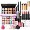 RoseFlower Coffret Maquillage Femme Makeup Kit avec Palette de Fard à Paupières Yeux Maquillage Cosmetics Palettes de Maquill