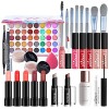 28Pcs Kit de maquillage Complet, Polyvalent Ensemble-cadeau de Cosmétique avec Fard à Paupières Palette Correcteur Fard à Jou