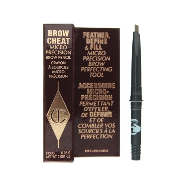 Charlotte Tilbury Brow Cheat 0.05g Refill, Natural Brown 