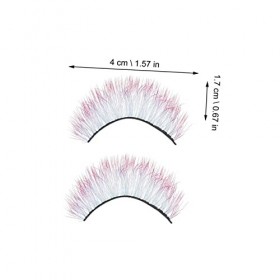Ipetboom 15 Paires De Faux Cils Colorés Cils Faux Cils Dramatiques 5D Faux Cils Cils DHalloween Dramatique Faux Cils DHallo