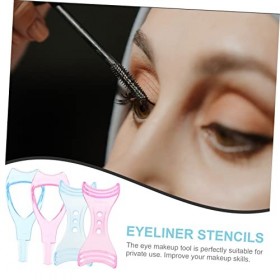 Angoily 48 Pièces Outil De Maquillage Du Visage Outil DEye-Liner Réutilisable Aide Au Maquillage Outils DAssistance Aux Cil