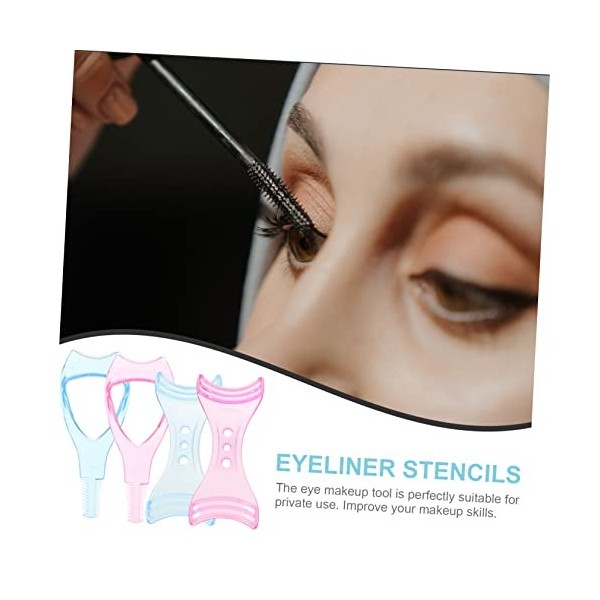 Angoily 48 Pièces Outil De Maquillage Du Visage Outil DEye-Liner Réutilisable Aide Au Maquillage Outils DAssistance Aux Cil