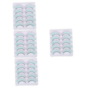 Didiseaon 20 Paires De Faux Cils Colorés Cosplay Faux Cils Faux Cils Cils DHalloween Faux Cils Colorés Dramatiques Extension