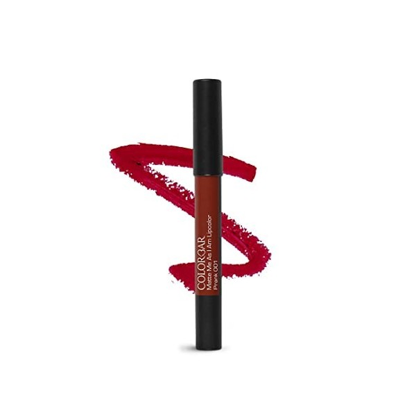 Ethnic Choice Matte me as I am Lipcolor-Prank, Red, 2.8 g