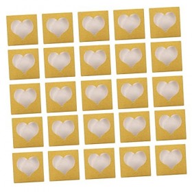 FRCOLOR Lot de 50 boîtes demballage pour cils - Boîte de rangement scintillante pour faux cils - Boîte à outils - Boîte à ci