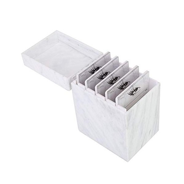 5 couches boîte de rangement pour faux cils boîte dexion de cils acrylique organisateur boîte demballage pour faux cils