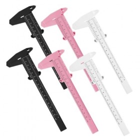 DOITOOL 18 Pièces Règle De Localisation Du Muguet Règle À Sourcils Traceur À Sourcils Jauge Coulissante À Sourcils Étriers Du