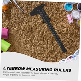DOITOOL 18 Pièces Règle De Localisation Du Muguet Règle À Sourcils Traceur À Sourcils Jauge Coulissante À Sourcils Étriers Du