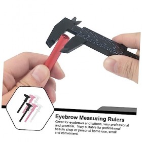 Housoutil 30 Pièces Règle De Localisation Du Muguet Outils De Jauge À Sourcils Cartographie Des Sourcils Microblading Règle À