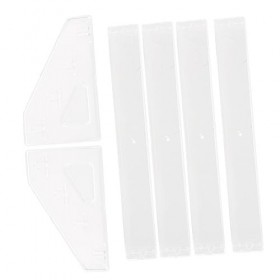 FRCOLOR Lot de 4 boîtes de rangement pour fard à paupières, boîte de rangement pour palette de fard à paupières, porte-stylo,