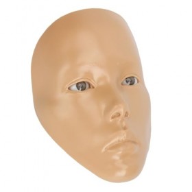 Tableau de Pratique de Maquillage, Réutilisable et Sûr, Portable, simulé en Silicone pour le Visage avec Pinceau de Maquillag