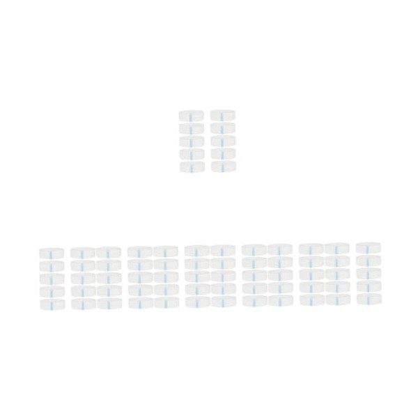 FRCOLOR 80 Pièces Bande Dextension De Cils Bande De Cils En Tissu Colle Pour Extension De Cils Enveloppe Non Tissée Fournitu