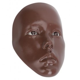 Visage de Mannequin de Maquillage, Planche de Pratique de Maquillage pour le Visage, Enseignement du Silicone Réutilisable po