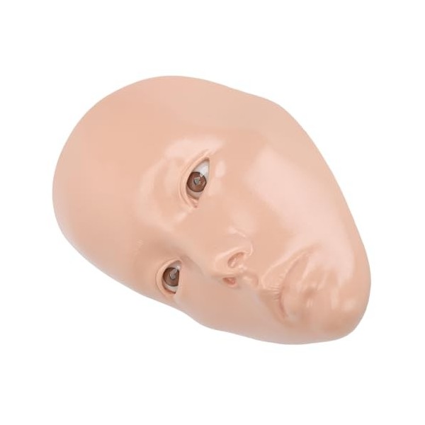 Visage de Mannequin de Maquillage, Planche de Pratique de Maquillage pour le Visage, Enseignement du Silicone Réutilisable po