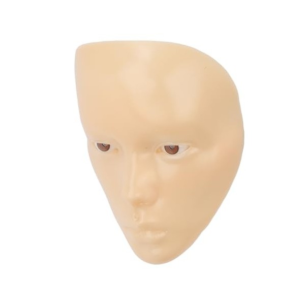 Visage de Mannequin de Maquillage, Planche de Pratique de Maquillage pour le Visage, Enseignement du Silicone Réutilisable po