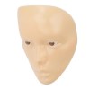 Visage de Mannequin de Maquillage, Planche de Pratique de Maquillage pour le Visage, Enseignement du Silicone Réutilisable po