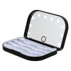 POPETPOP 2 Pièces Boîte De Rangement Pour Les Cils Conteneur De Stockage De Voyage Pince à Cils Faux Cils Avec Lumière Miroir