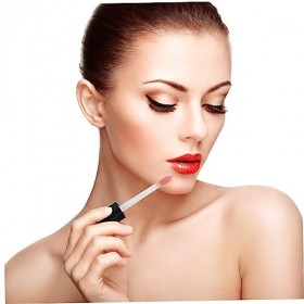 FRCOLOR 10 Pièces Tube De Brillant à Lèvres Rond Tube De Baume à Lèvres Rechargeable Bouteilles De Baume à Lèvres Tubes Déch