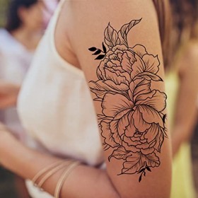 FRCOLOR 3 Pcs Autocollants Fleurs Fleur Autocollants Fleur Motif Autocollant Femmes Bras De 3D Autocollants Décalque Cosplay 